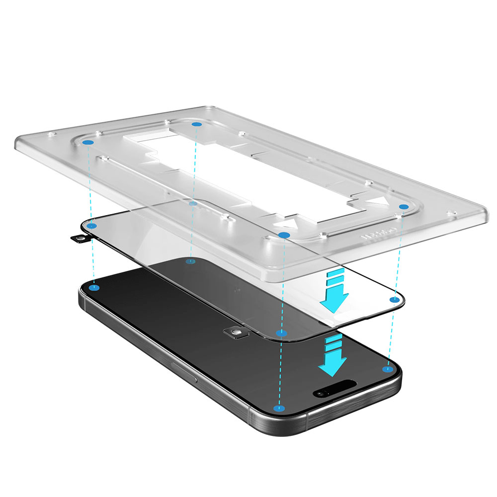 iPhone 15 Pro Max Hardcase Hülle Gaming Case RhinoBuff FPS FPS Präzisions-Kit (GMC0129824) - Schwarz / Transparent