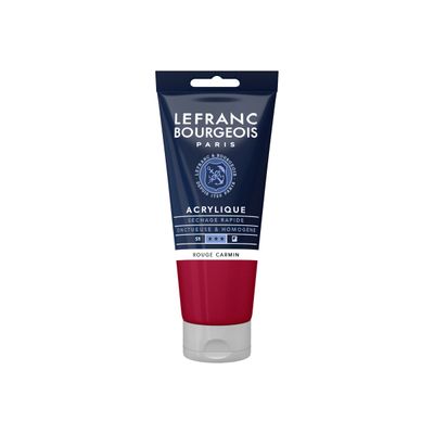 Lefranc Bourgeois - Peinture acrylique - rouge carmin - 80 ml