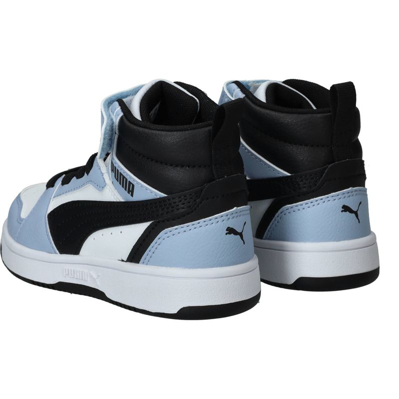 Puma Rebound V6 Mid Sneakers Blauw Jongens
