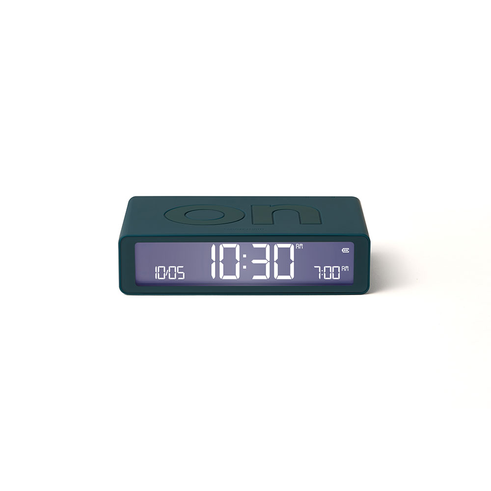Flip Classic Digitaler Wecker Nachttisch Uhr mit LCD Display (LEX-LR157BF9) - Duck Blue
