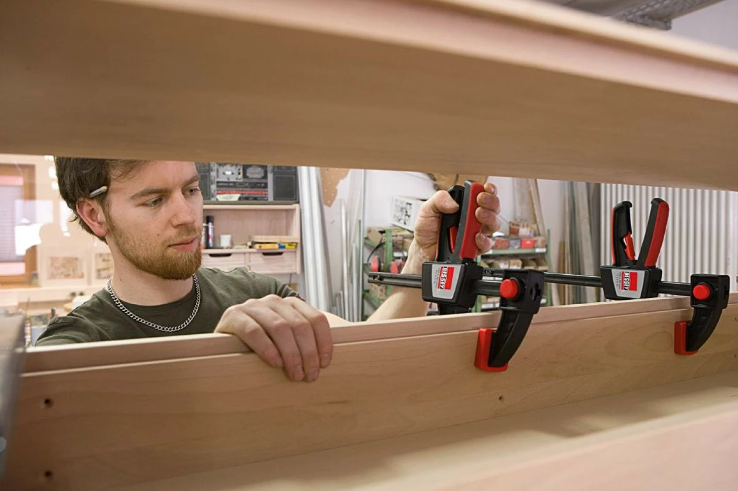 Bessey EZS158 Eenhands Lijmtang - 150 x 80mm