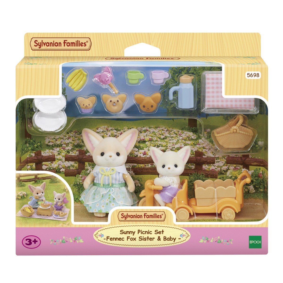 Le set de pique-nique des frères et sœurs Fennec - Sylvanian Families 5698
