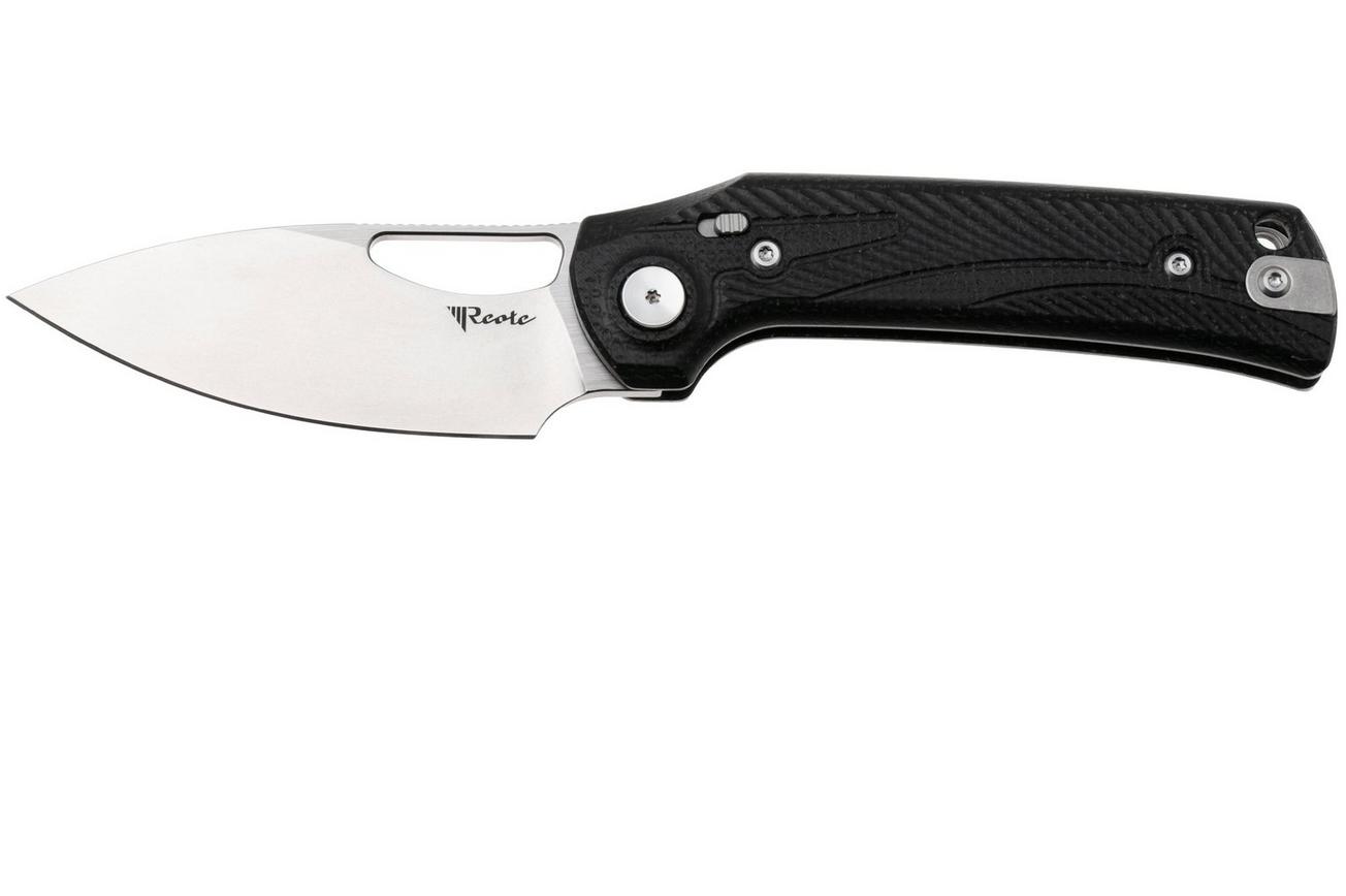 Reate PL-XE Stonewashed Nitro-V, Black Micarta, zakmes