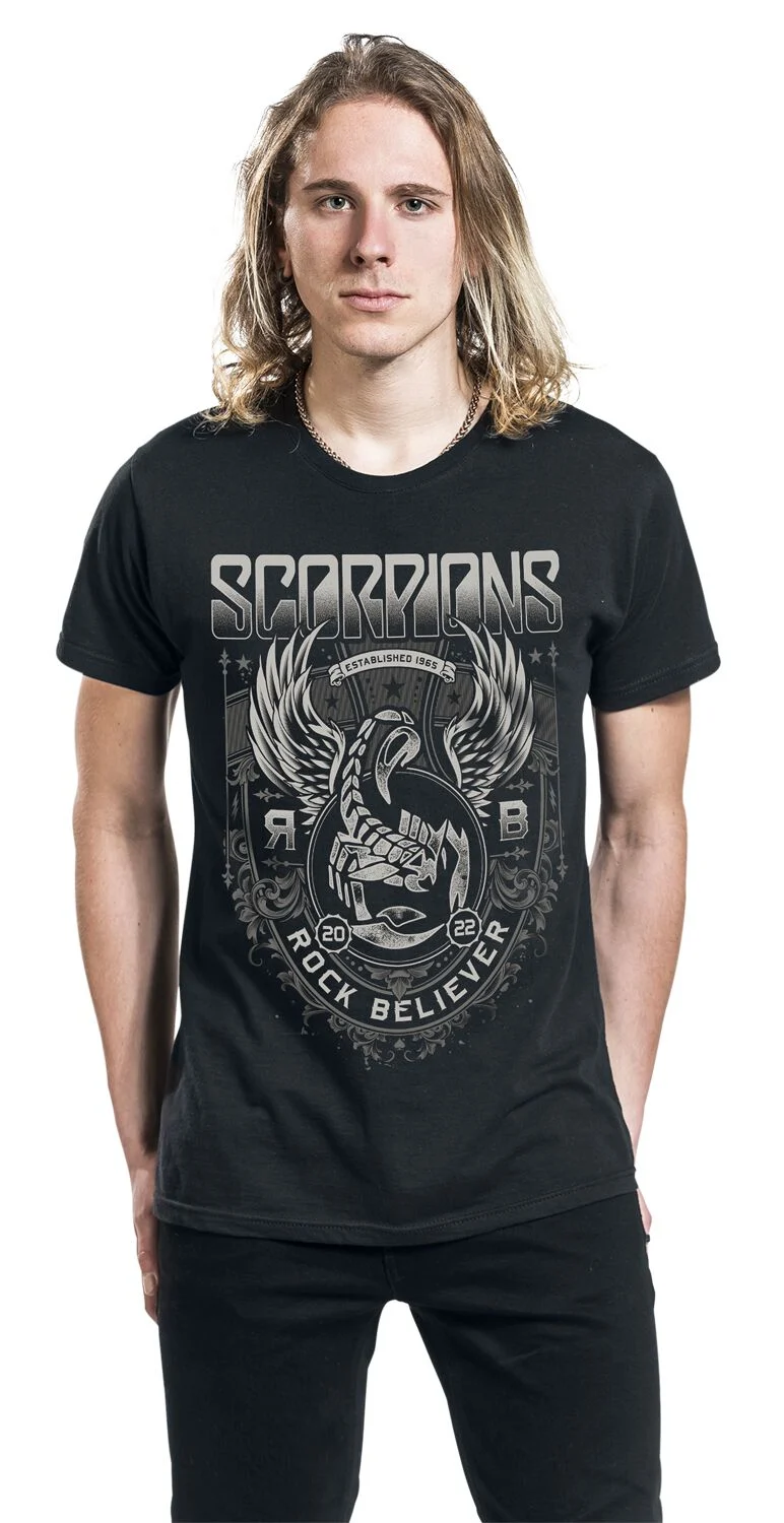 Rock Believer Ornaments | Scorpions T-Shirt Manches courtes