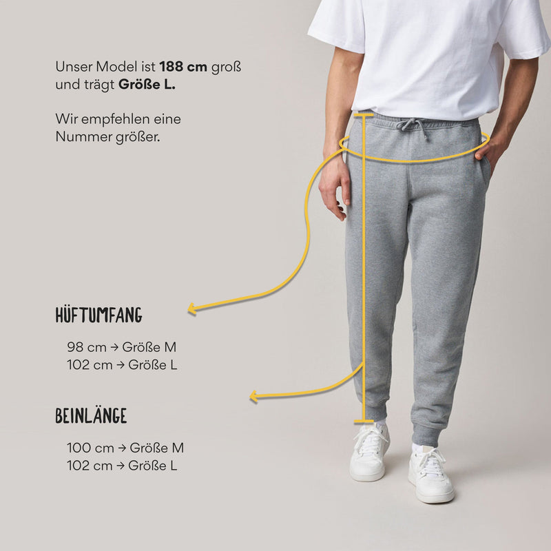 Herren Jogginghose Schwarz