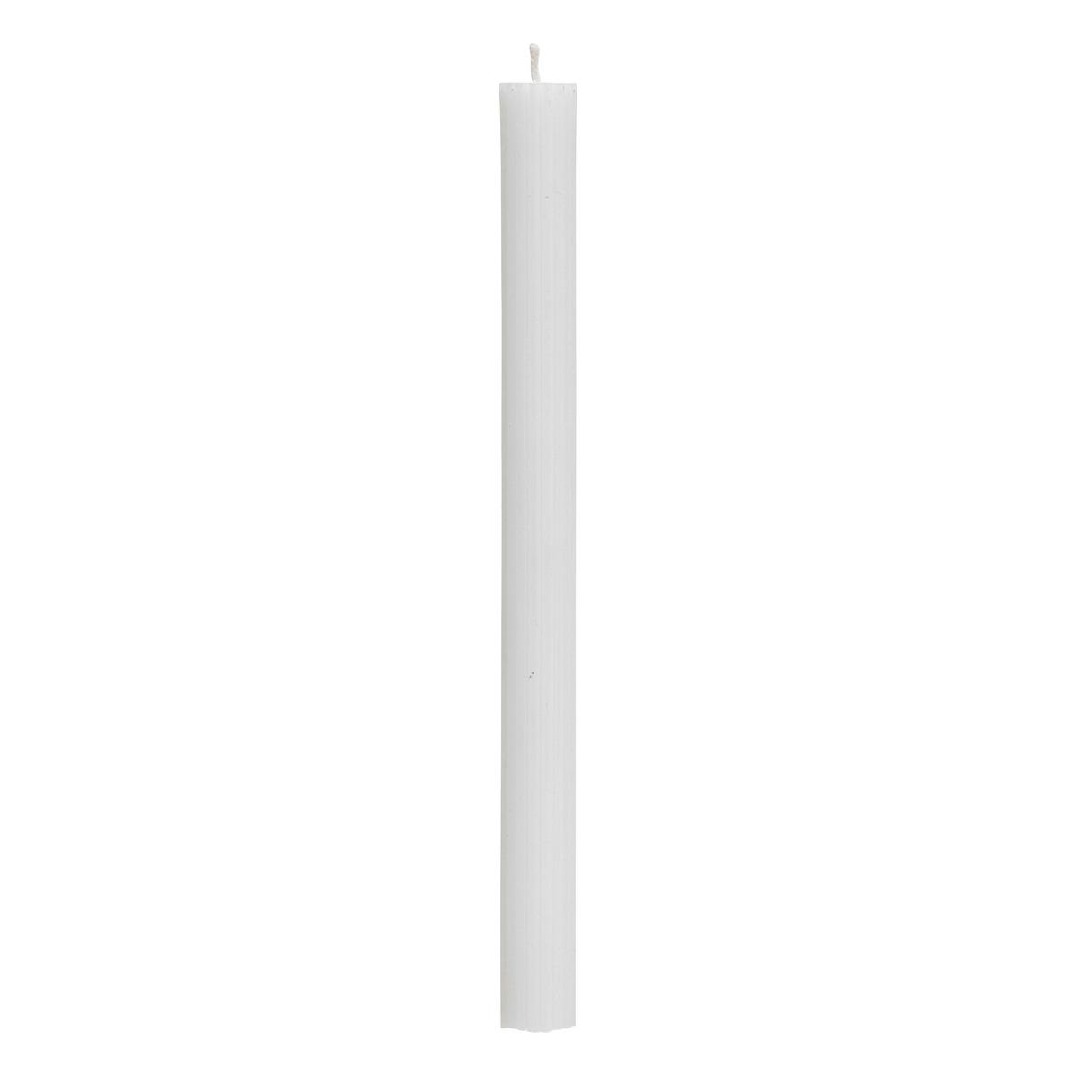 BOUGIE BATON DEMI BLANC H.26CM