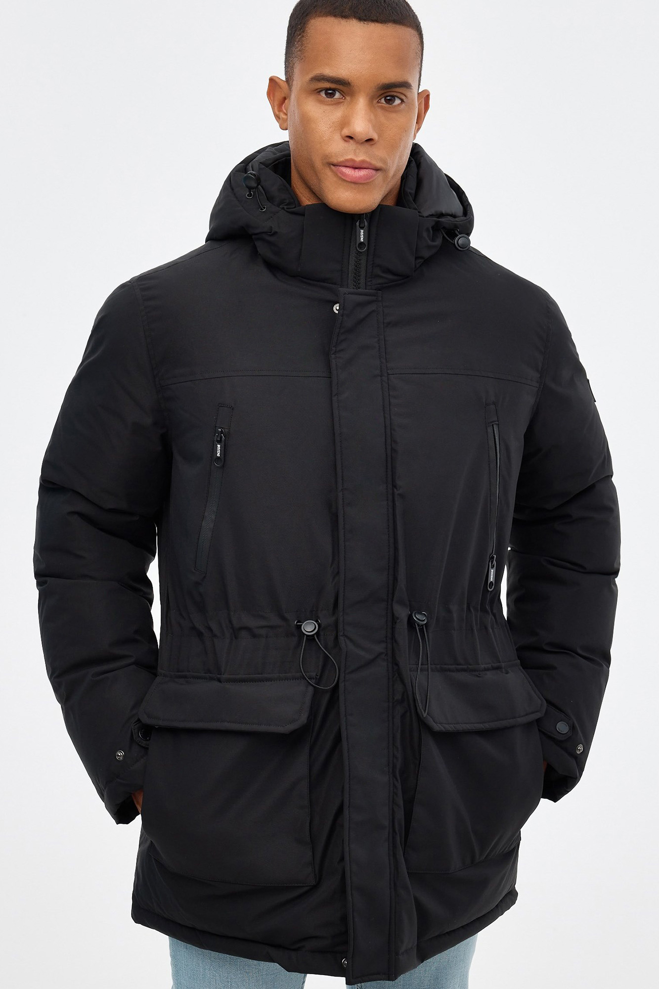 Parka com capuz