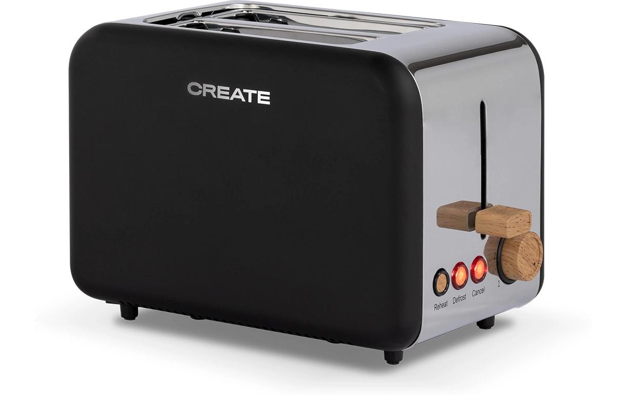 Toaster Retro SchwarzToaster im Retro-Design