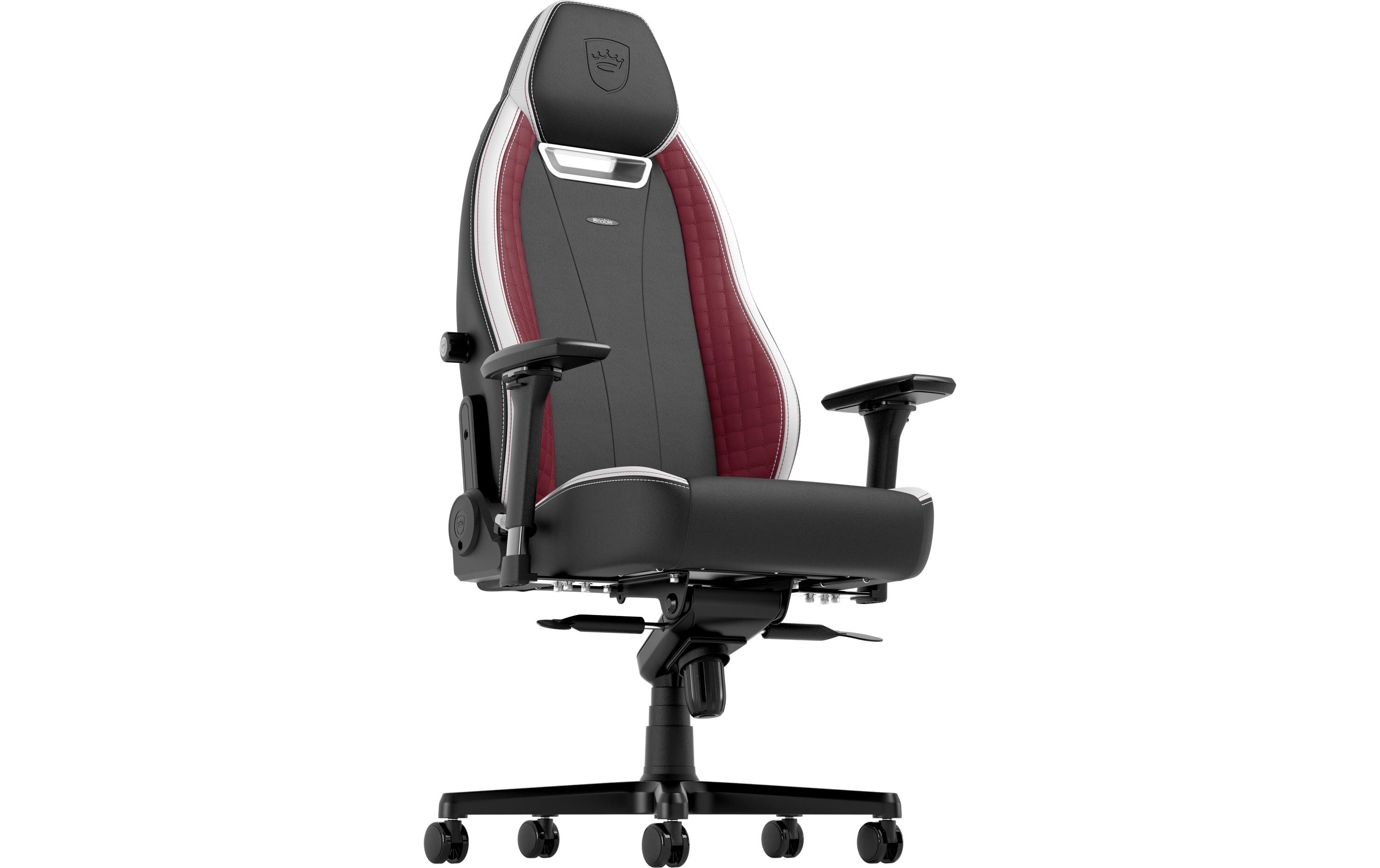 Gaming-Stuhl Legend Rot/Schwarz/Weiss<br>Gaming-Stuhl aus PU-Leder mit einer Belastbarkeit von 150 kg