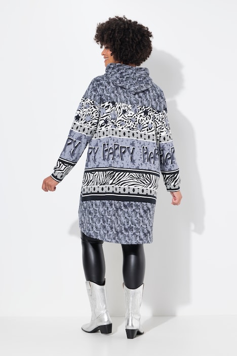 Hoodie, Sweater, Musterstreifen, Kapuze, Langarm