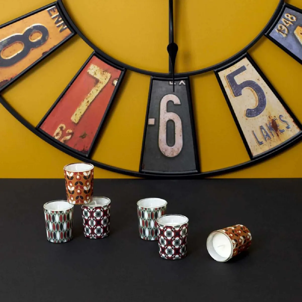 The Home Deco Factory Coffret Bougies Rétro