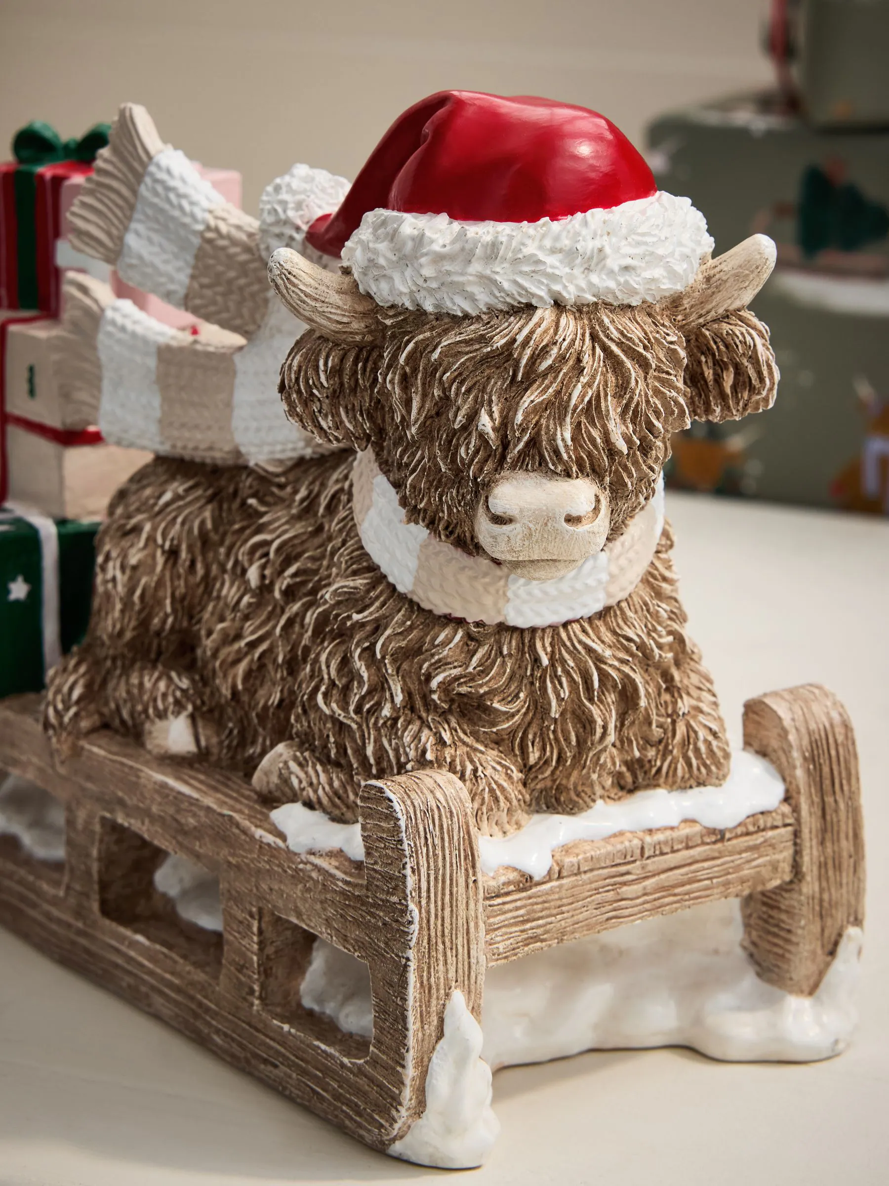 Hamish The Highland Cow kerstdecoratie