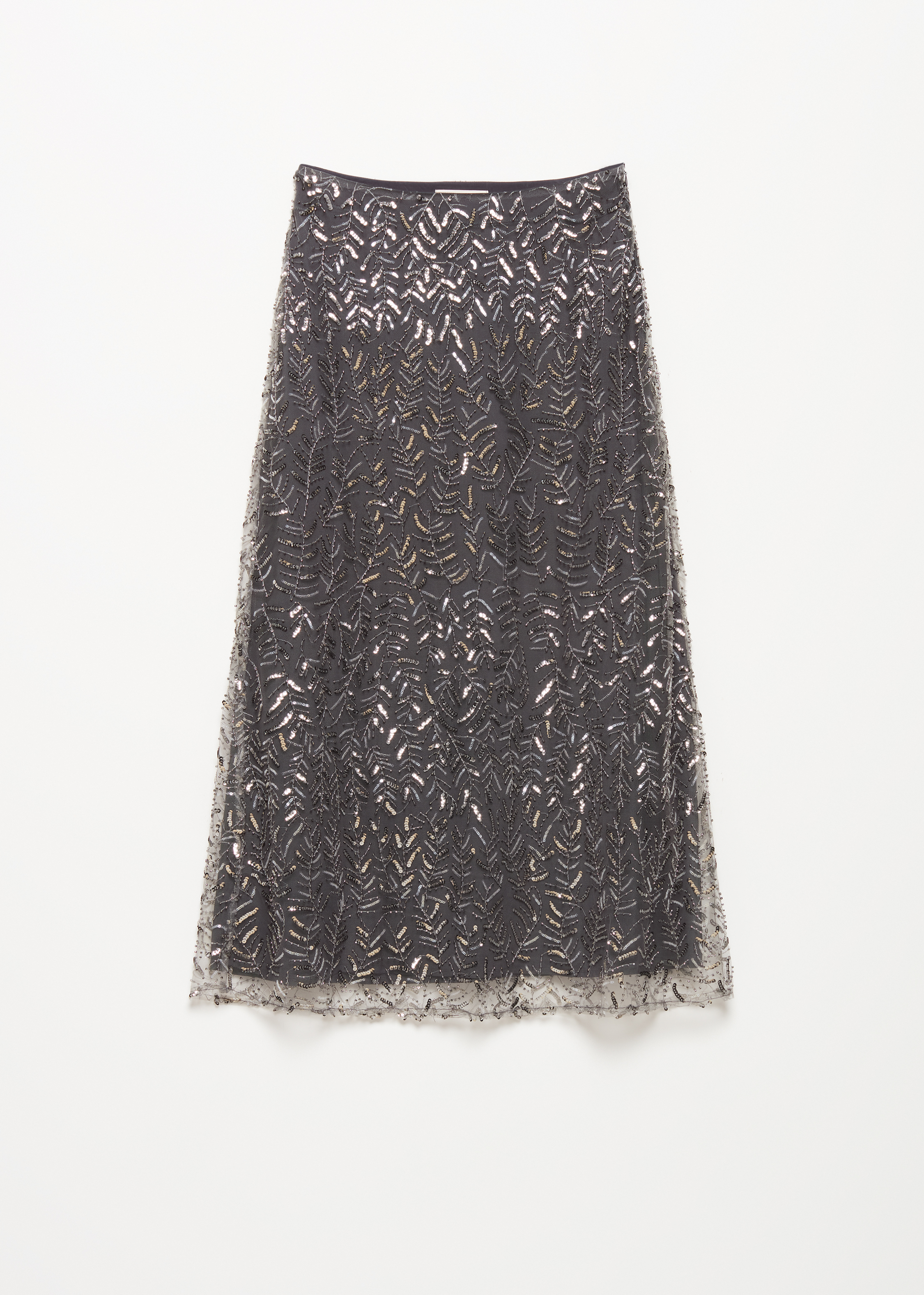 Midi rok met glitter