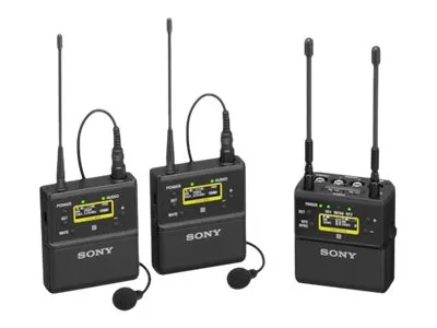 Sony UWP-D27/K33 - Mikrofonsystem - til Sony HXR-MC2500; NXCAM HXR-NX100, NX5R; XDCAM PXW-FS5, FS5M2, FS7M2, FX9, Z150, Z190, Z280