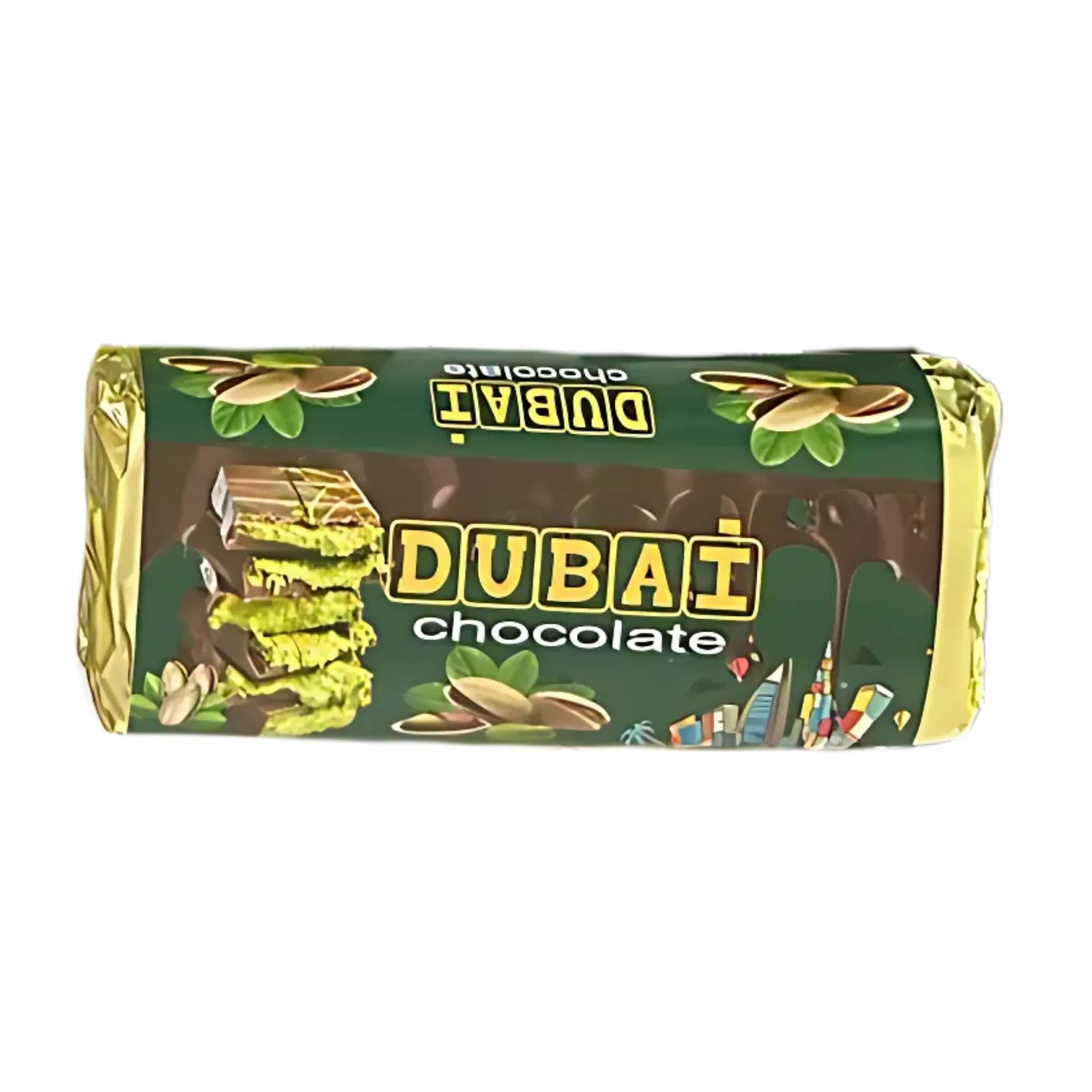 Dubai Schokolade mit Pistazien und Kadayif