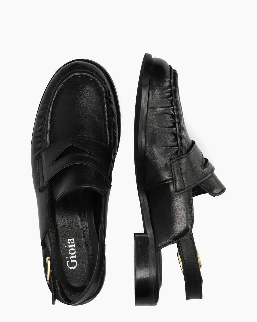 Gioia Zuleya Zwart Dames Slingbackloafers