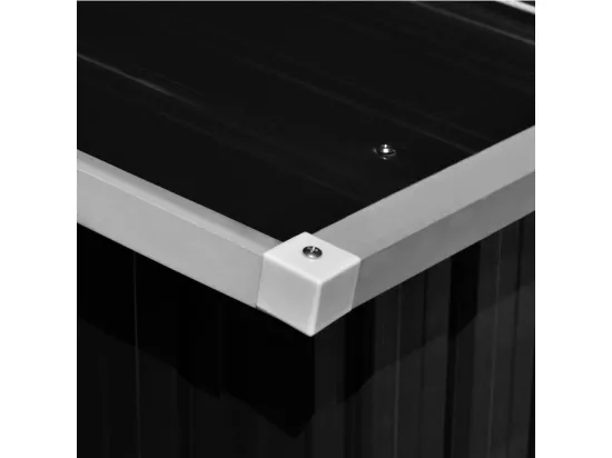 Abri de jardin 257x392x181 Métal Anthracite