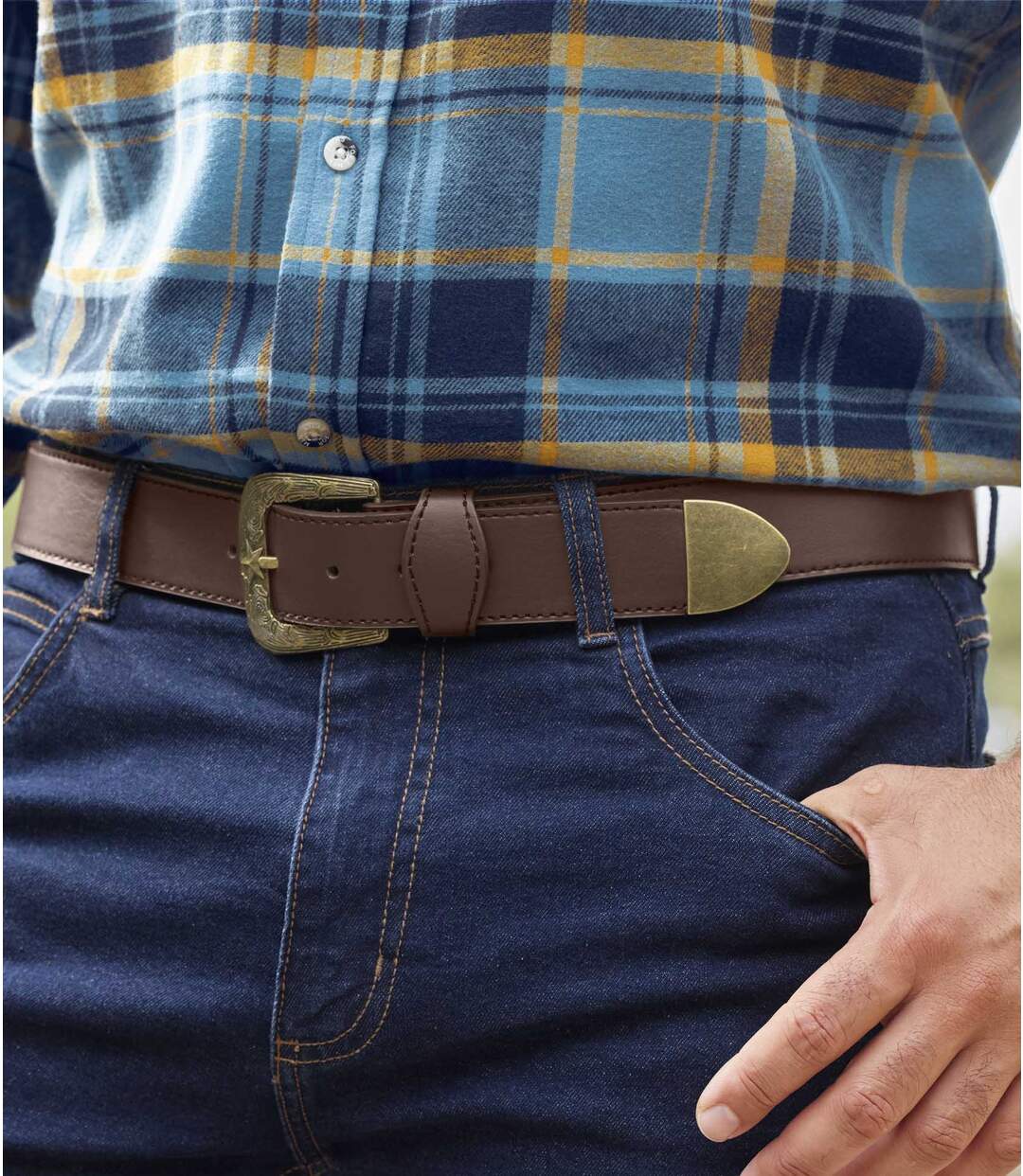 Ceinture Pionniers Marron