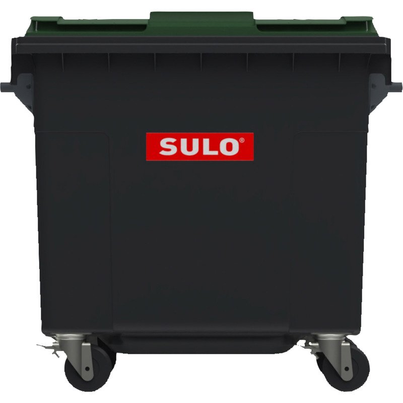 Conteneur à déchets 4 roues 770 litres extérieur