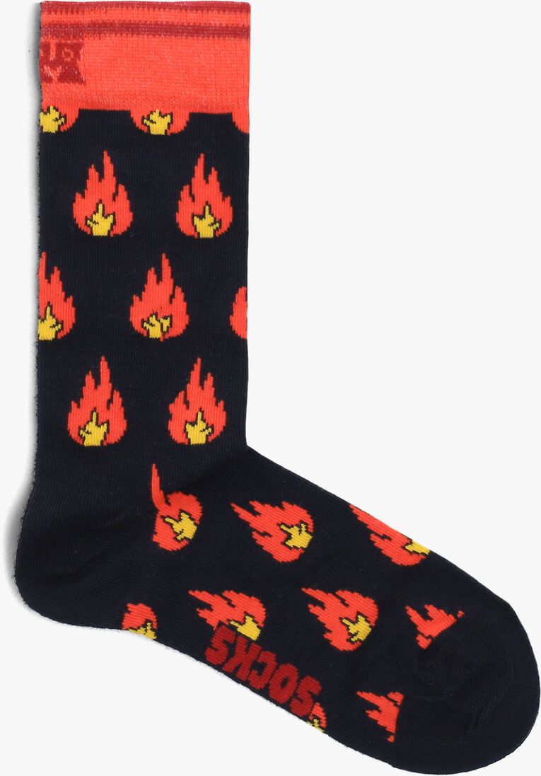 HAPPY SOCKS rode happy socks sokken flames