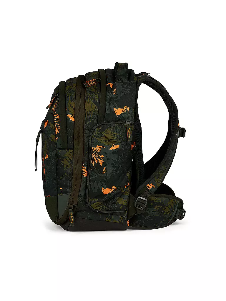 SATCH Schulrucksack Match Jurassic Jungle dunkelgrün