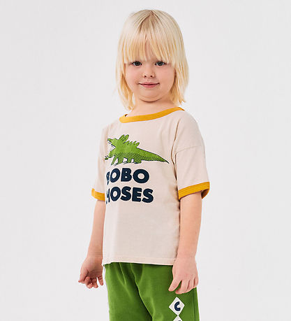 Bobo Choses T-shirt - Talking Crocodile - Off White