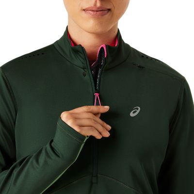 ASICSWinter Run 1/2 Zip Midlayer - grün