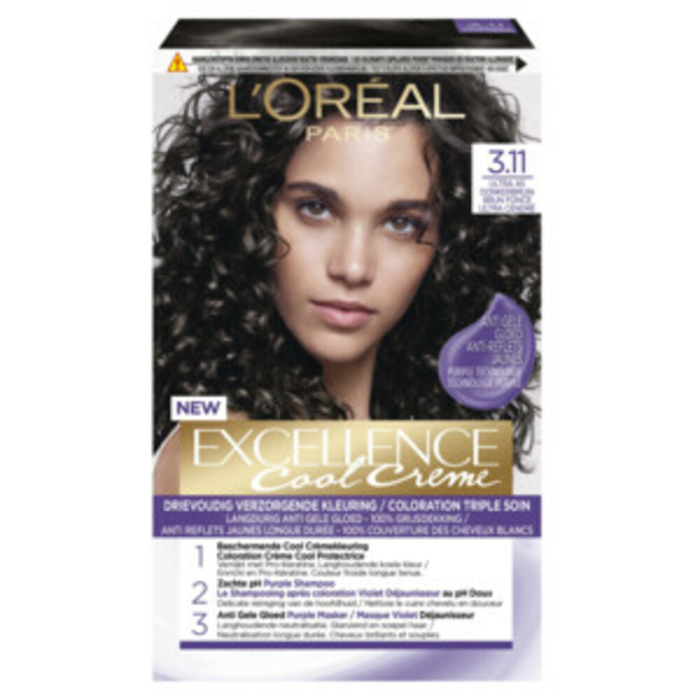 L'Oréal Cool Cream - Donkerbruin + Uitgroeispray Pakket
