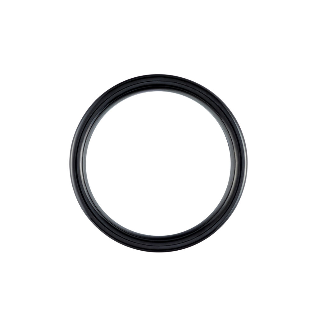 Bague Acier Noir Jacopo