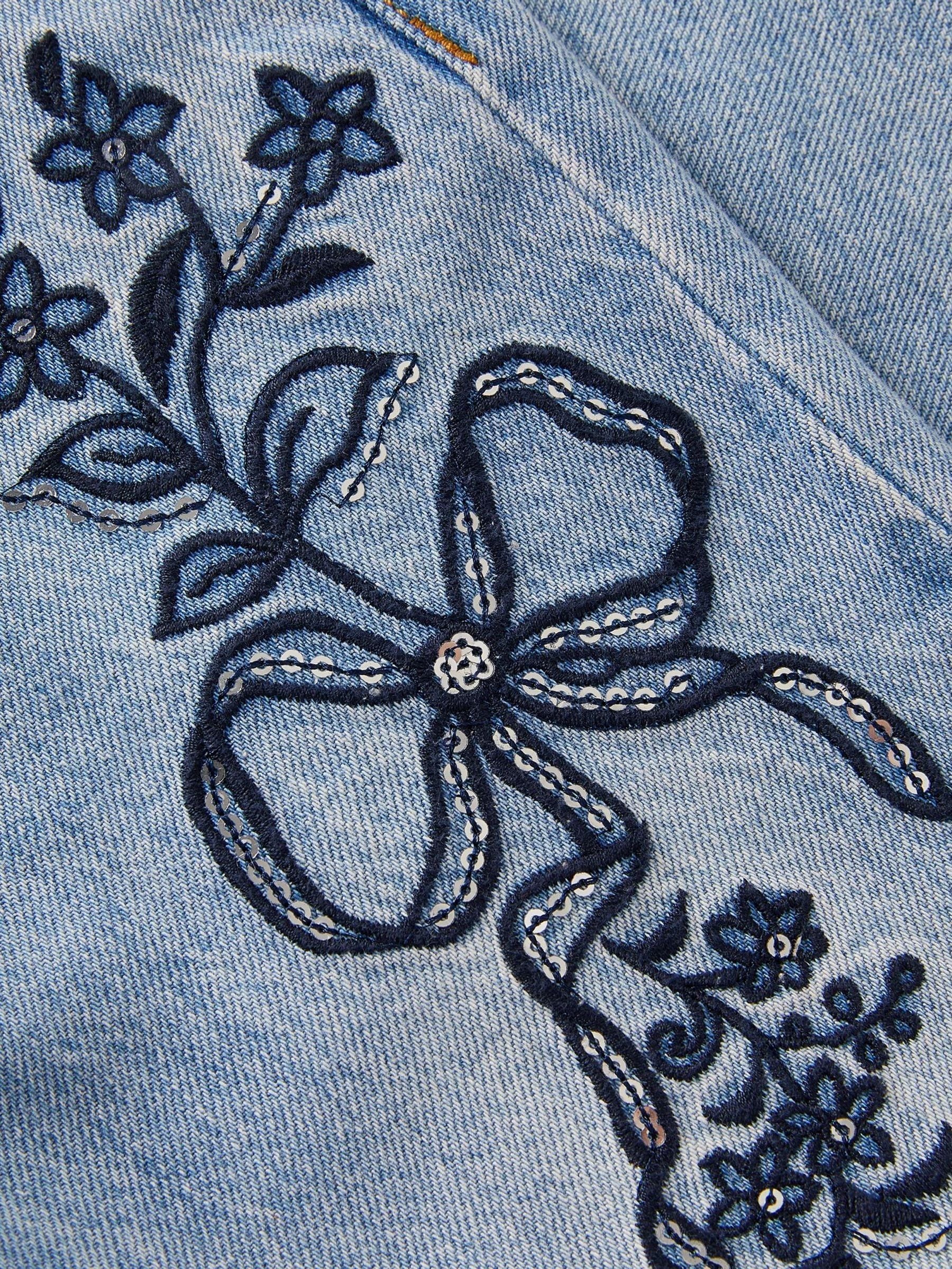 Monsoon Bow Embroidered Jeans