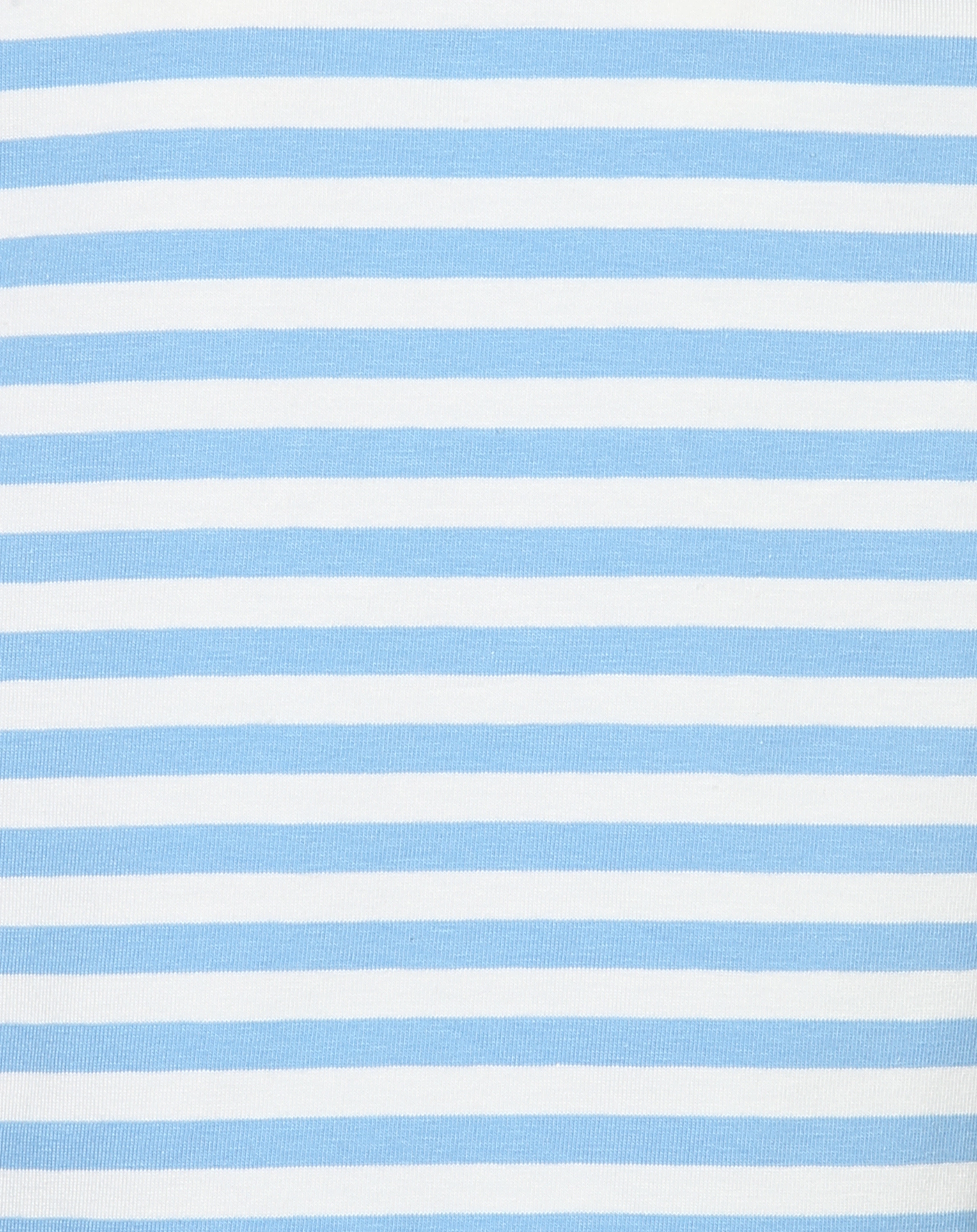 Langarmshirt PINGUIN PUCK gestreift in mittelblau/weiß