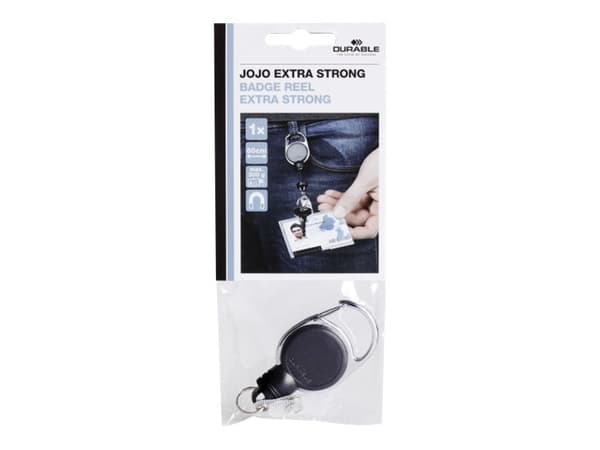 DURABLE Jojo EXTRA STRONG - Skiltrull - magnetisk - svart