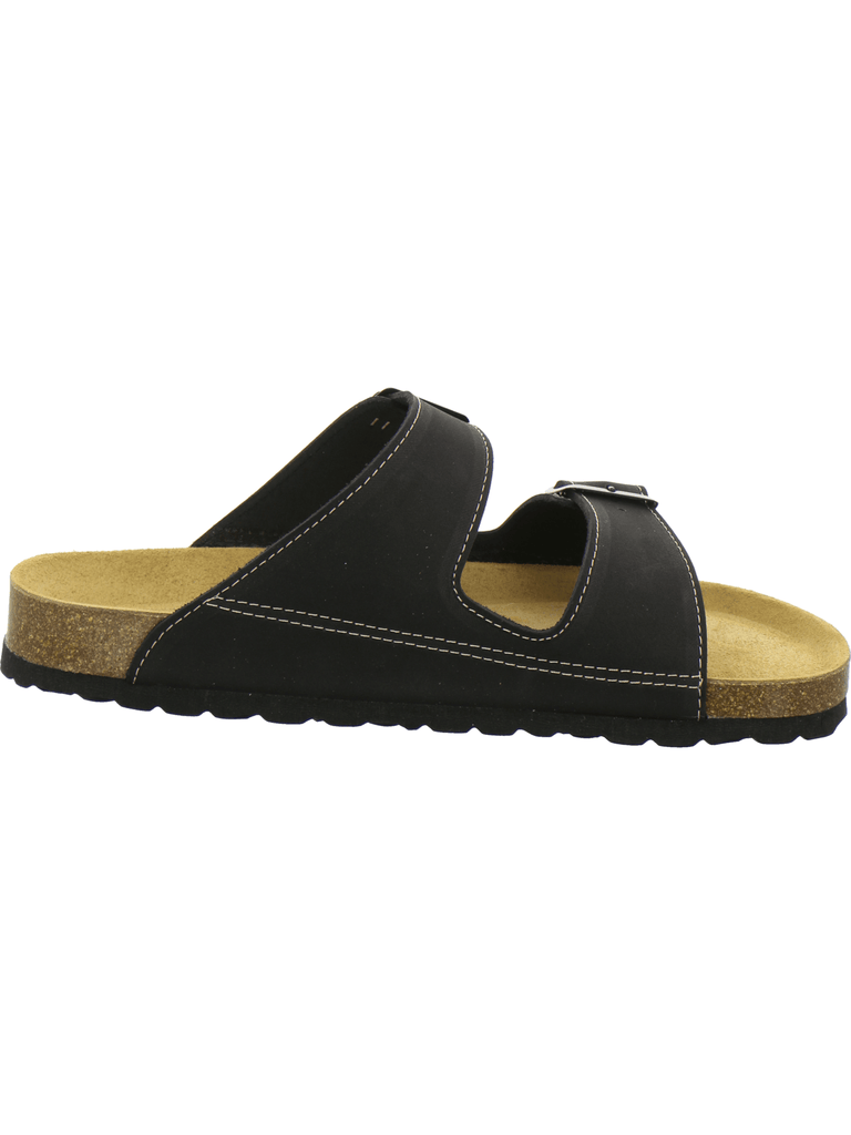 Sandalen Herren Leder schwarz