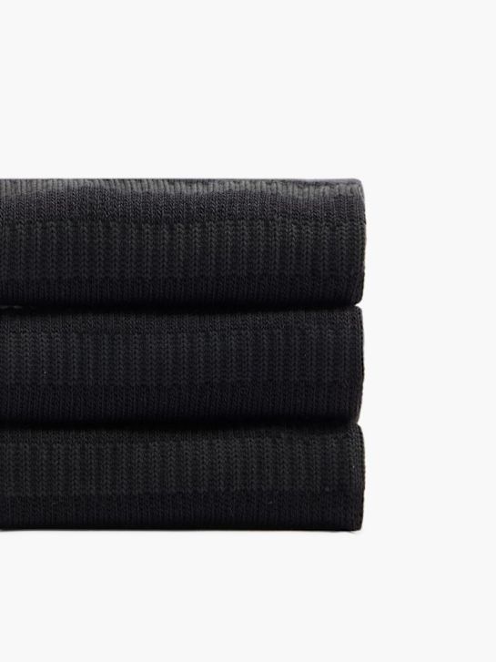adidas 3 Pack Socken Schwarz
