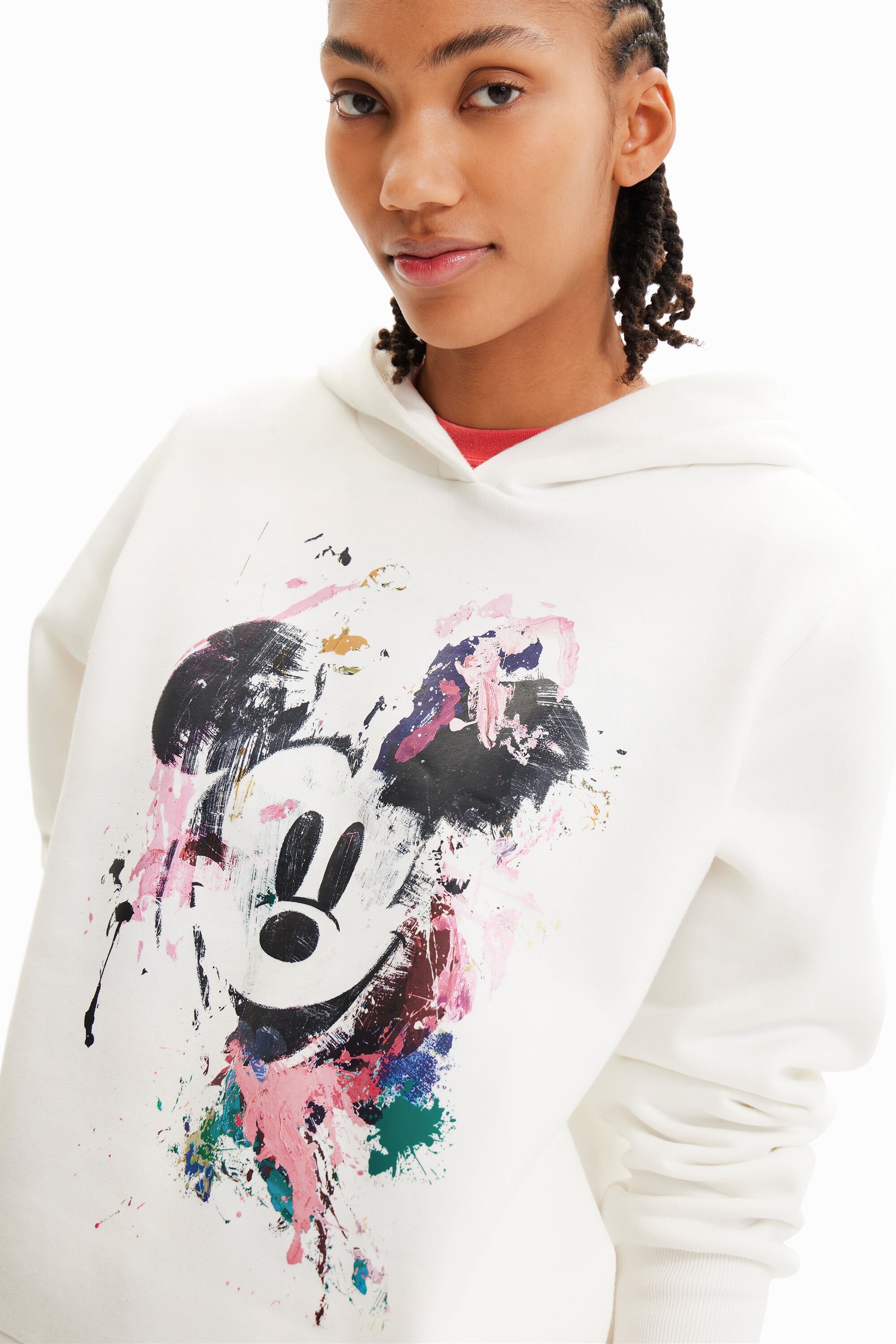 Sweat-shirt Mickey Mouse éclaboussure