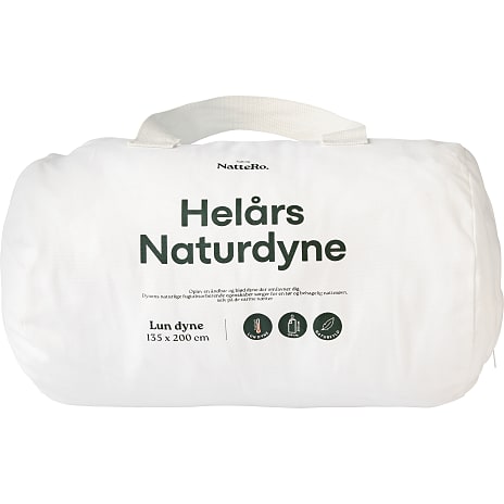 Salling NatteRo helårs naturdyne 135x200 cm - Lun