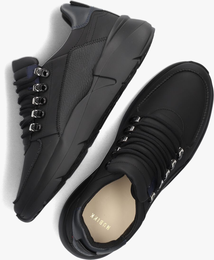 NUBIKK zwarte nubikk lage sneakers roque roman heren