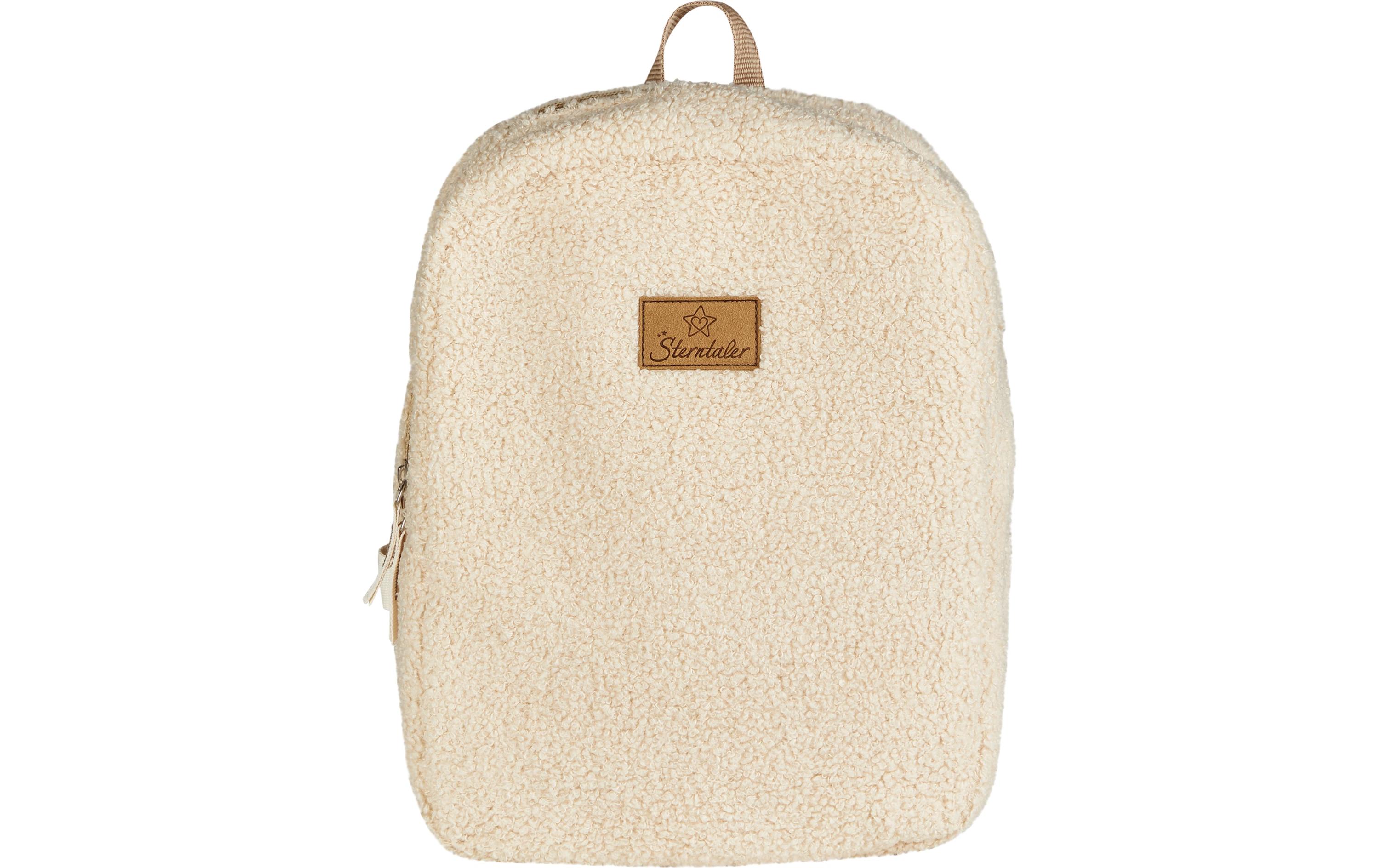Rucksack Schaf FlockeKinderrucksack aus weichem Bouclestoff