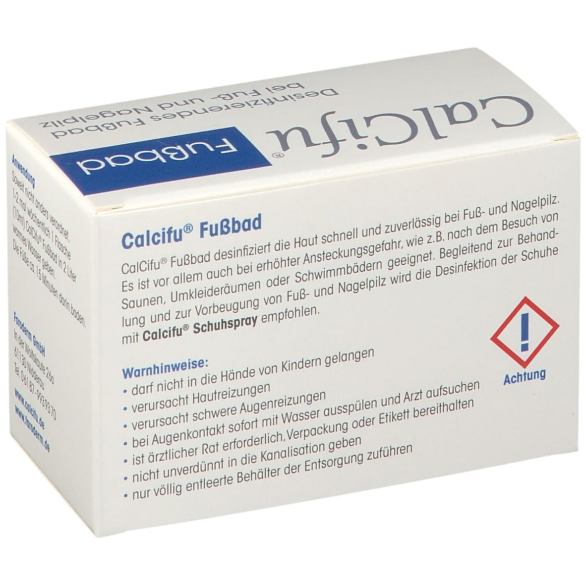 CalCifu® desinfizierendes Fussbad