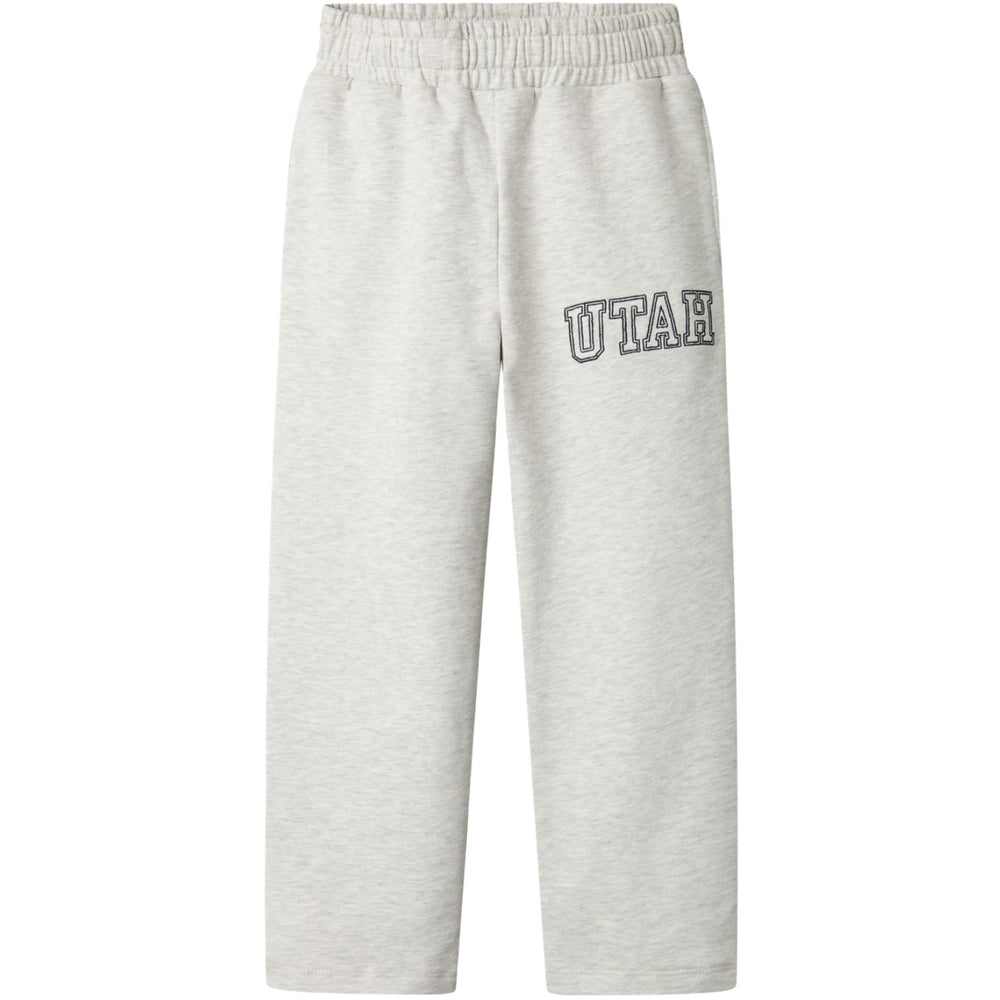 Køb Name It Light Grey Melange Taloy Regular Sweatpants