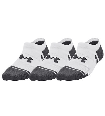 Under Armour Sneaker-Socken - 3er-Pack - Weiß m. Grau