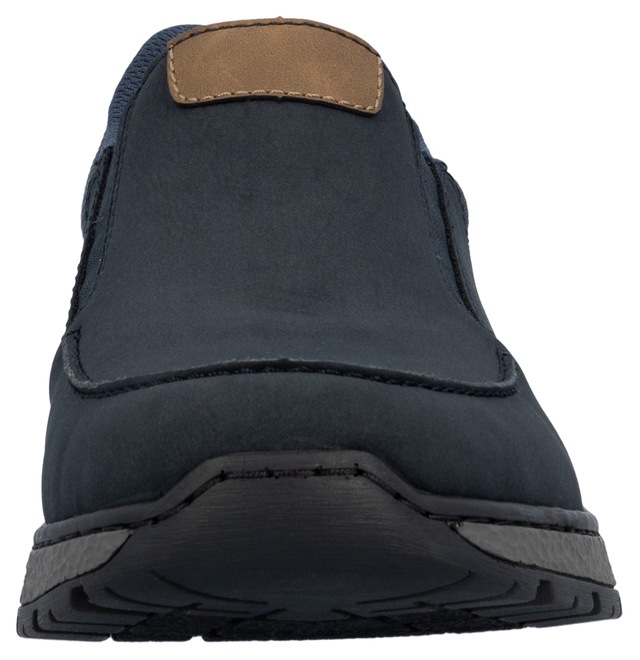 Rieker Slipper  mit kontrastfarbenen Besätzen, bequeme Form