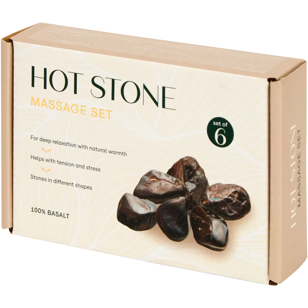 Massagestenen 6 stuks
