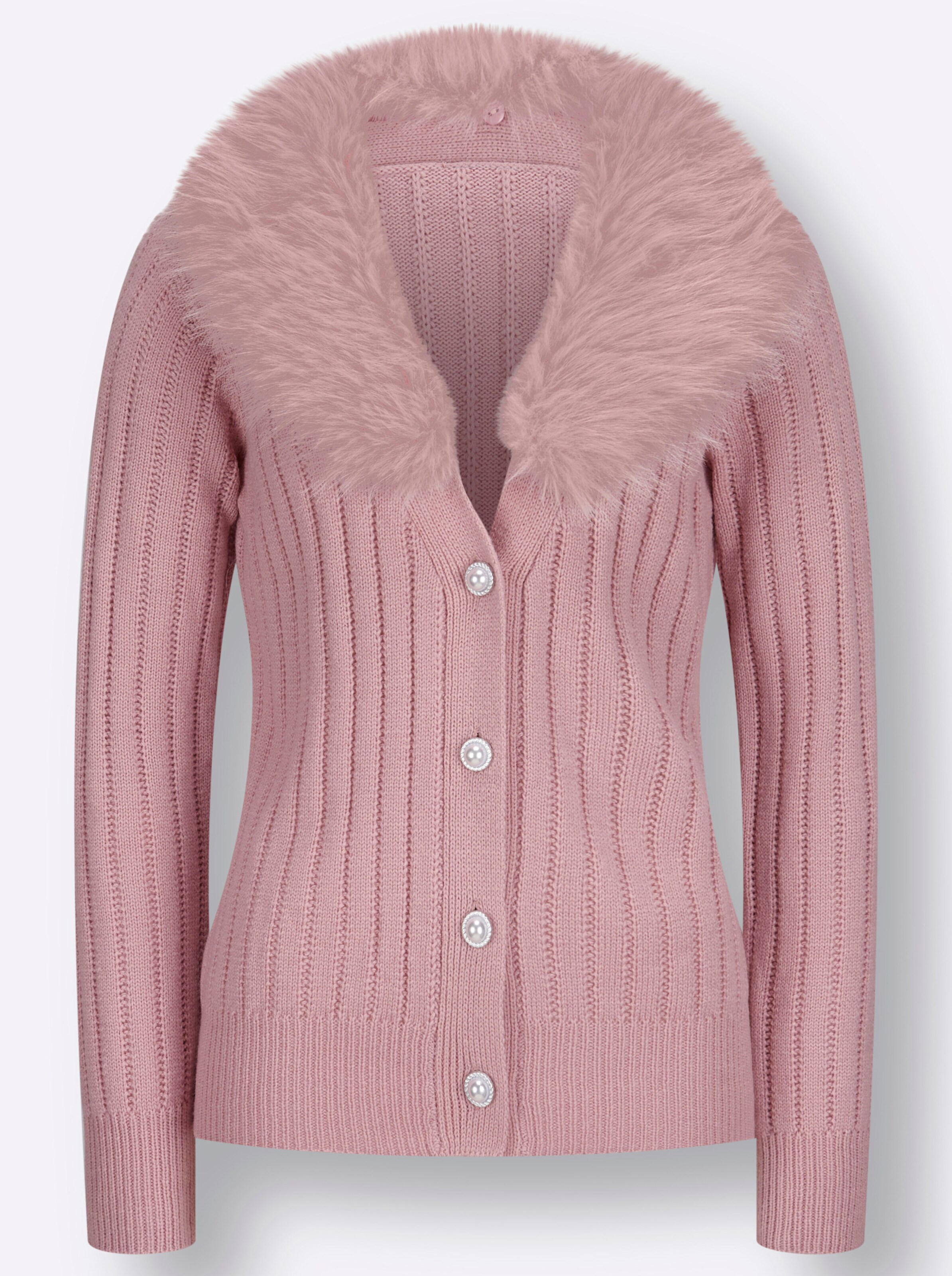 Cardigan in hortensie