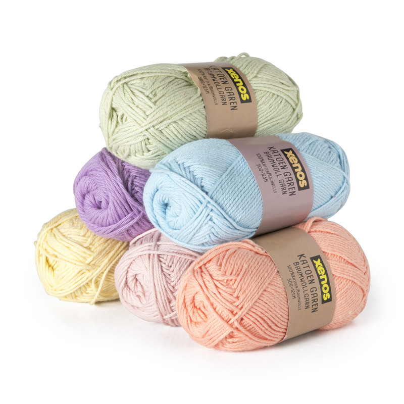 Garen katoen - babyroze - 50 gram