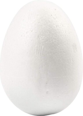Æg - H 6 CM - Hvid - 50 Stk