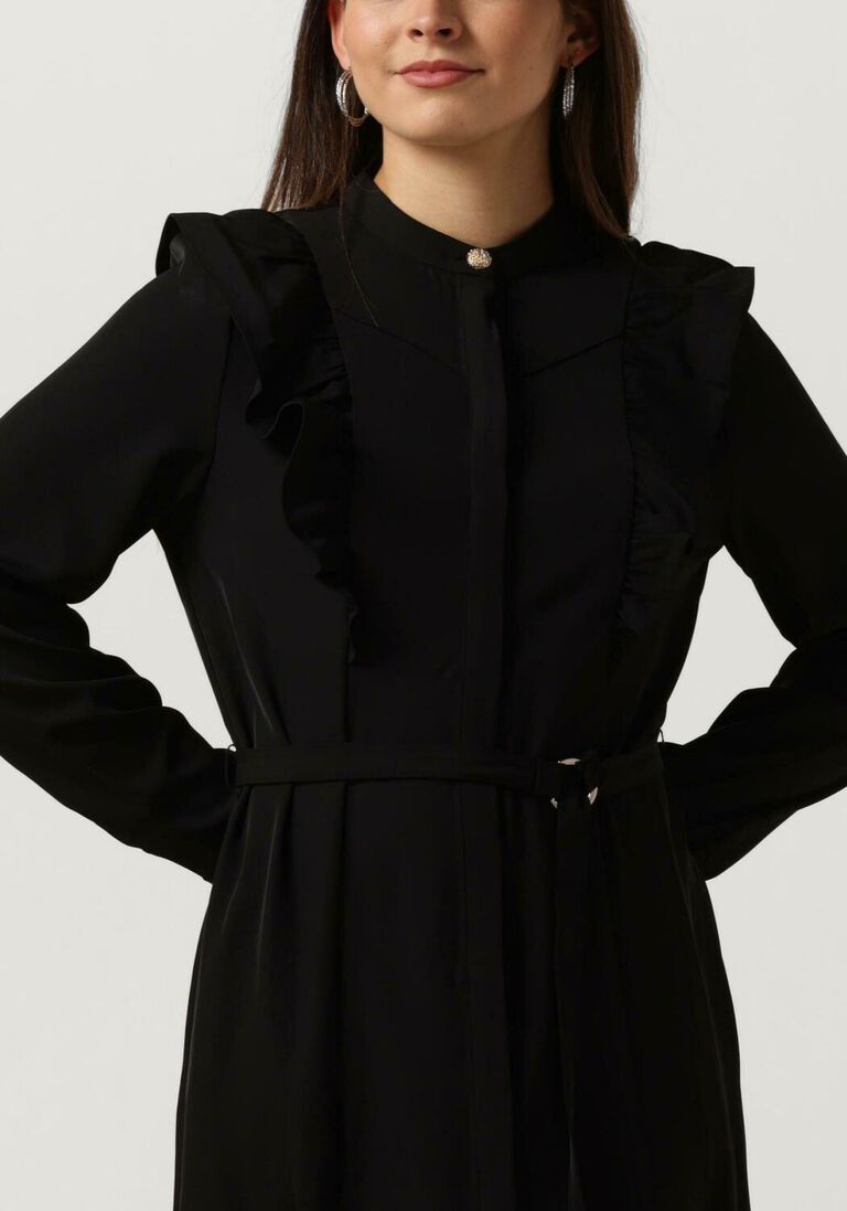 BRUUNS BAZAAR zwarte bruuns bazaar midi jurk ratuma nynna dress