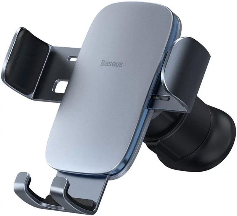 Baseus Metal Age II Gravity Ventilatierooster Telefoonhouder Grijs