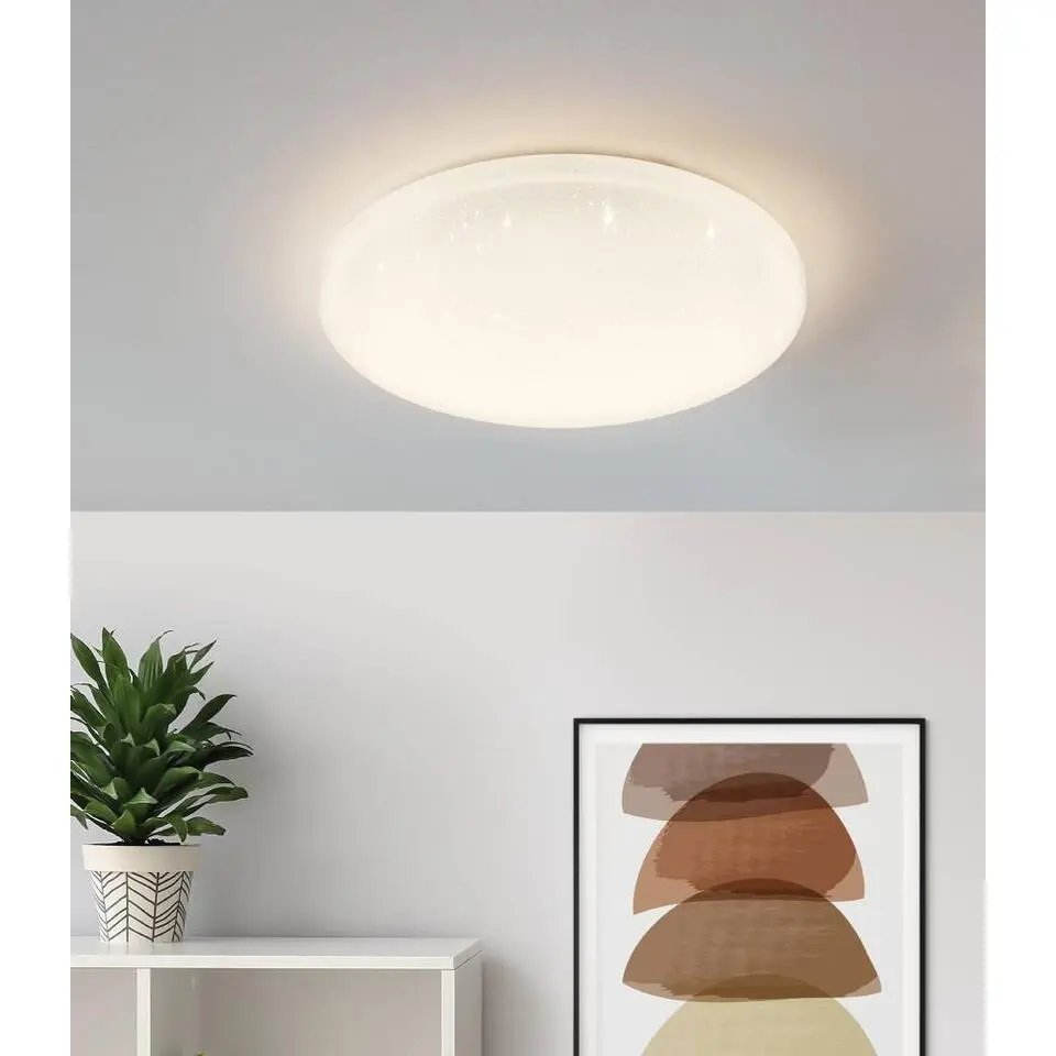 EGLO Frania-s Plafonnière - LED - 55 cm - Wit