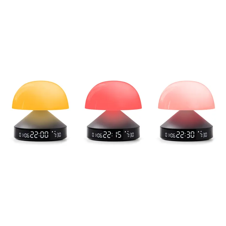 Lexon Lampe réveil simulateur d'aube Mina Sunrise | Gris métal